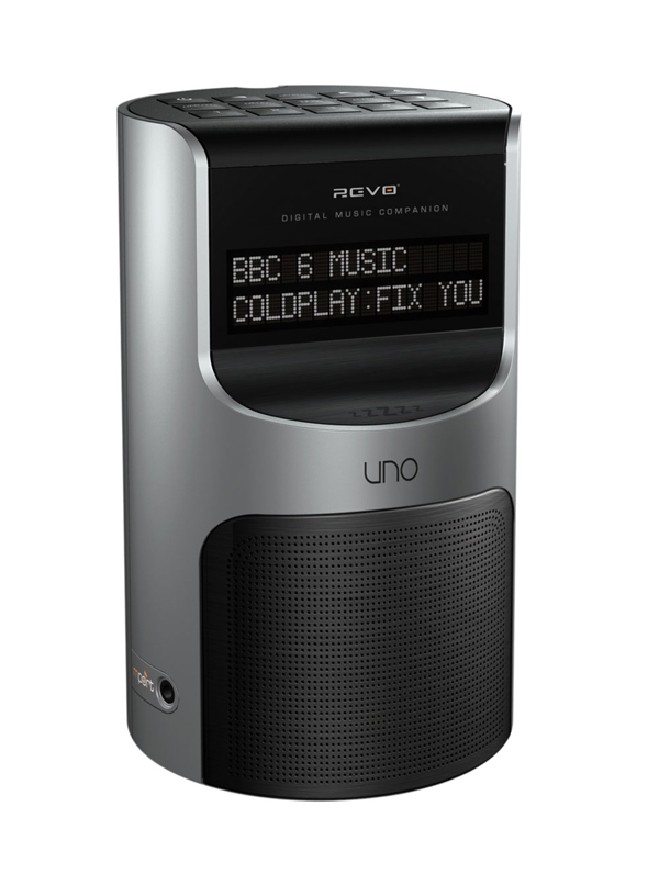 Revo Uno DAB Digital/FM Radio with Alarm Colour SILVER