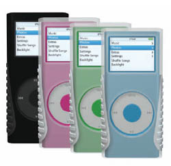 XtremeMac TuffWrap Accent for iPod Nano 2G - White