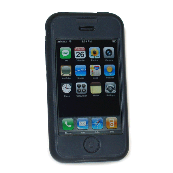 PDO TopSkin Silicon Case for iPhone BLACK