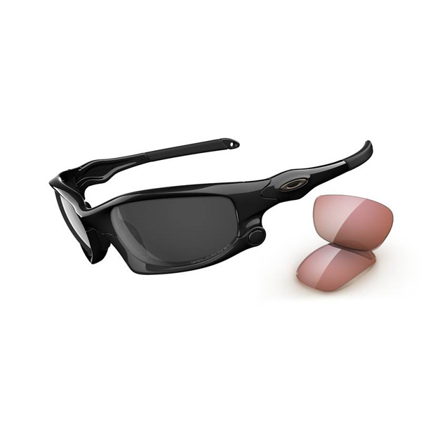 Oakley Split Jacket Glasses - Polished Black/ Black Iridium Polarised