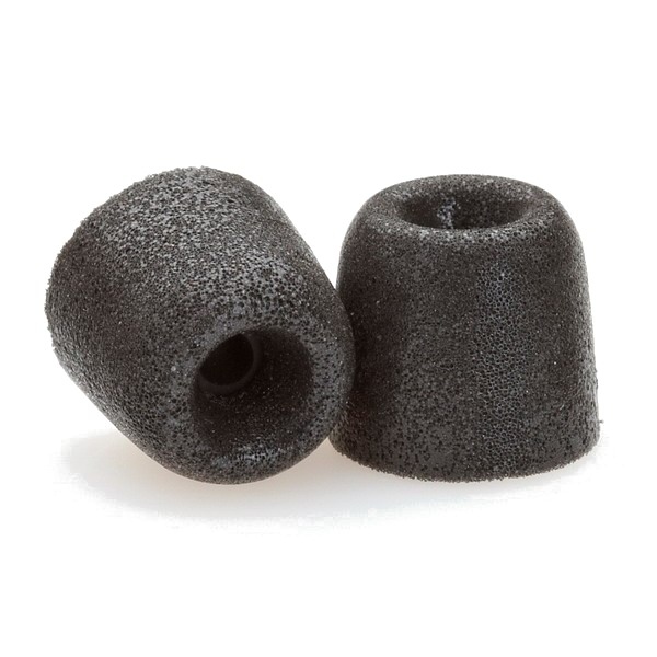 Comply T 100 Foam Replacement TipsEarbuds Medium Black 3 Pairs