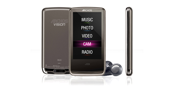 Archos Vision 3 Cam 8GB MP3 Player Colour GREY