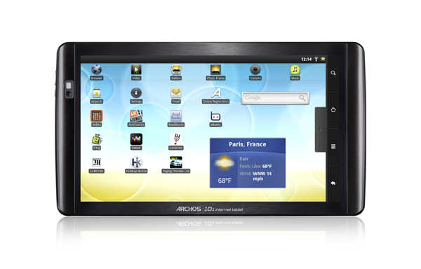 Archos 101 - 8GB Android 2.2 Froyo Internet Tablet With 10.1