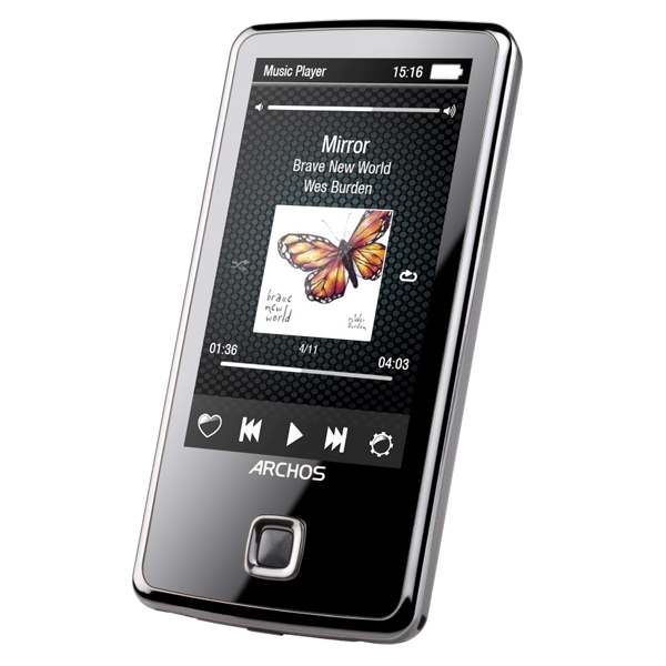  Players  on Advanced Mp3 Players Archos 30c Vision 8gb Mp3 Player