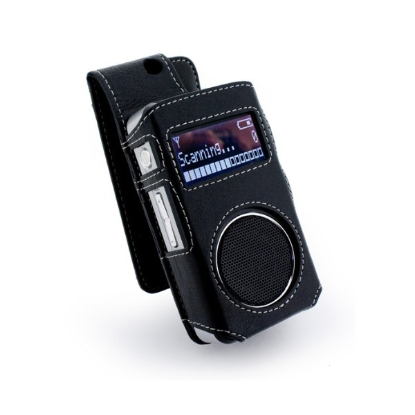 Tuff Luv Napa Leather case cover for Roberts Sports DAB radio Colour BLACK