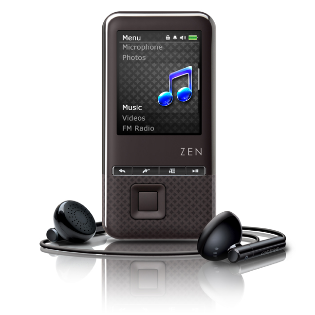  Players  on Advanced Mp3 Players Creative Zen Style 300 8gb Mp3 Player With Fm
