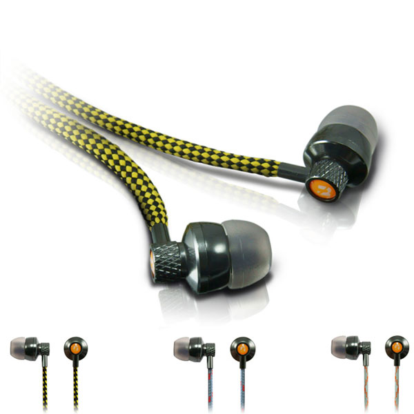 NU Waterproof Sports Earphones Colour YELLOW/BLACK