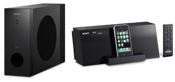 Sony AIRSW10TI Wireless Subwoofer with iPod/iPhone Speaker Dock