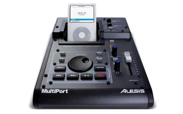 Alesis MultiPort Direct Desktop Recording to iPod