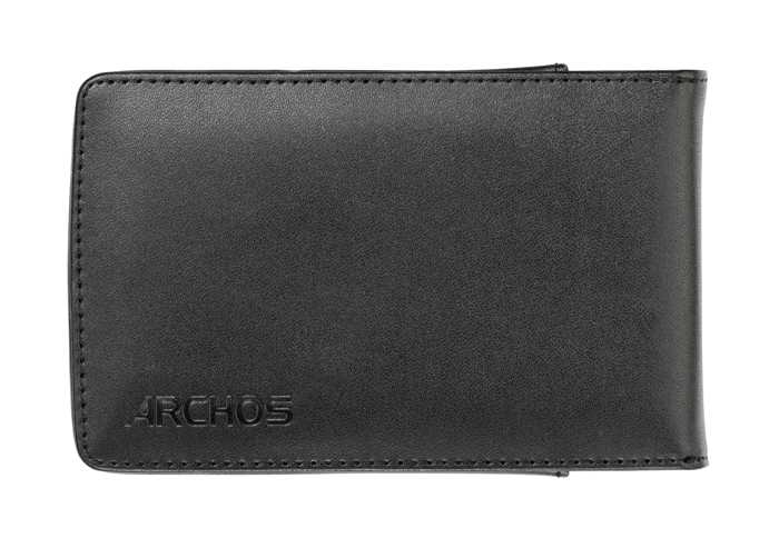ARCHOS 5 60GB Leather Style Slip In Case Colour BLACK