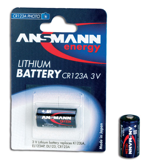 Ansmann 1 x Lithium 3V CR123A Battery