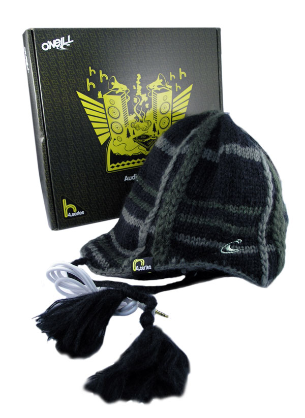 Advanced MP3 Players O'Neill Audio Beanie H4 with built in sound Colour Black