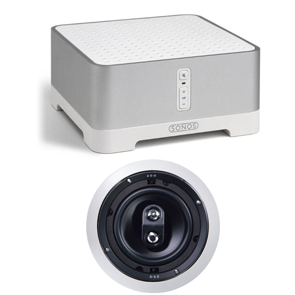 Advanced Mp3 Players DE  Sonos Wireless ZonePlayer ZP120 + Canton InCeiling 650 DT Speaker