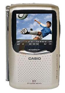 Casio EV 570 Handheld Colour TV