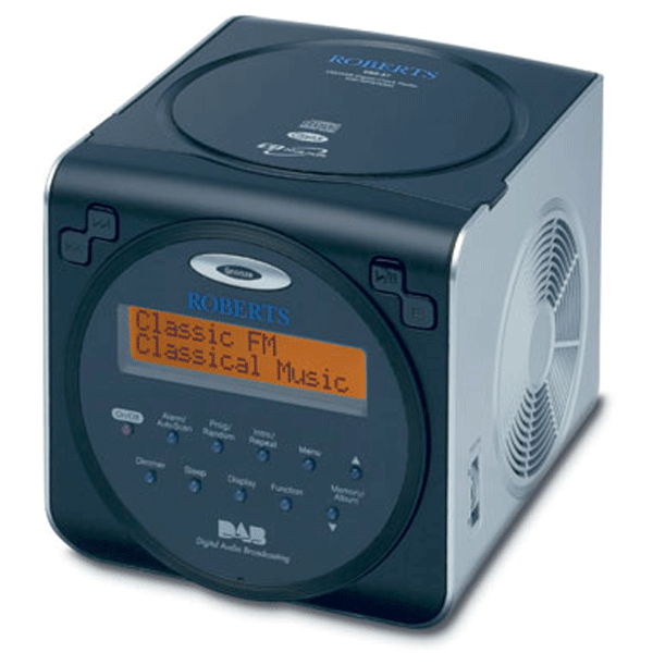 Roberts Sound 37 DAB CD Stereo Clock Radio with CD Bookmark