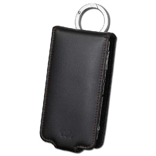 Official Sony Leather Clip Case for NWZA820 Colour BLACK