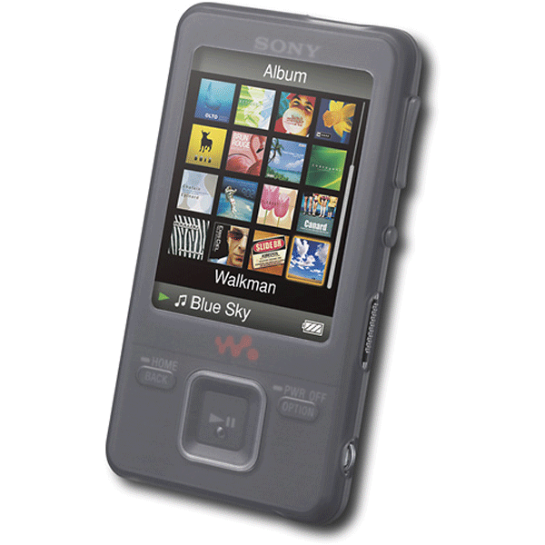 Official Sony Silicon Case For NWZA820 Black