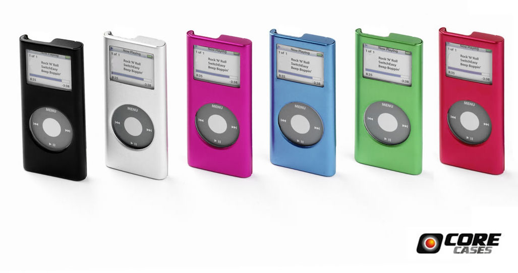 Core Case iPod nano 2nd Gen Ultra Slim Metal Case Colour GREEN