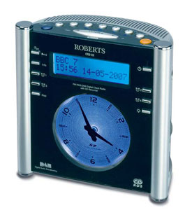 Roberts Radio CRD33 FM RDS DAB Digital Clock Radio - Advanced MP3 Players