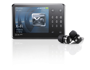 Creative Zen X-FI 16GB WiFi MP3 Player & Free Leather Case