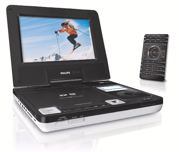 Philips DCP750 7  Portable DVD Player with Built-in iPod Dock