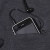 Hoodie Buddie Mens Zip Front with Built In Earphones HB3 Technol