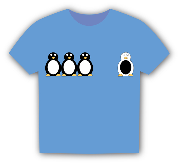 Odd Penguin Out Dshirt