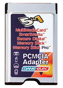 Dane-Elec 5-in-1 PCMCIA Adaptor