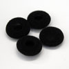 2 Pairs of Earphone Replacement Foam Covers - BLACK