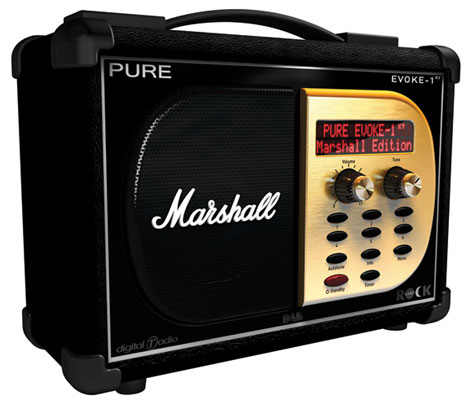 Pure Evoke 1xt Marshall Ltd Edition DAB Digital Radio