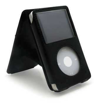 ezView Leather Case with stand for iPod Video 30GB