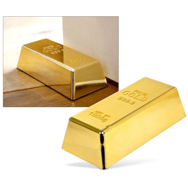 Main Sauce Productions Gold Bullion Doorstop