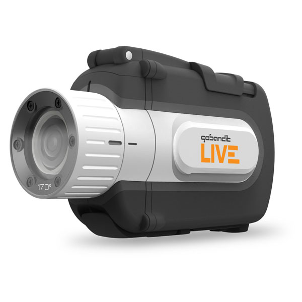 GoBandit LIVE 1080P HD Waterproof Action Camera Worlds First Built in Wi Fi Action Cam with barometric altitude longitude spe