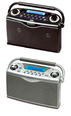 Roberts Radio Gemini 21 DAB/FM Portable Radio (150 hours batt) Colour SILVER