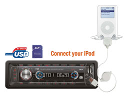 H&B CA-5555i MP3 & iPod Car Stereo