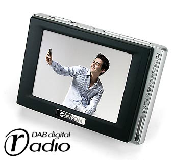 Cowon iAudio D2 8GB MP3 Player with DAB Digital Radio (B Grade) Colour BLACK