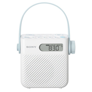 Sony ICF-S80 FM/AM Splash-proof Shower Radio