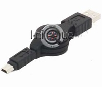 Inique Retractable USB 2 Cable for CreativeiRiveriAudio