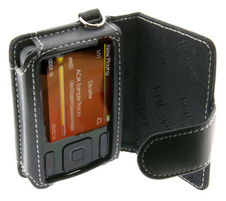 TuffLuv Exec soft Napa leather case for Zen 2GB/4GB/8GB Colour BLACK