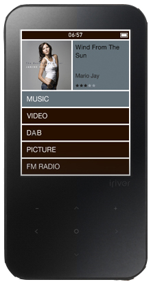 iRiver B30 16GB DAB MP3 Player Colour BLACK