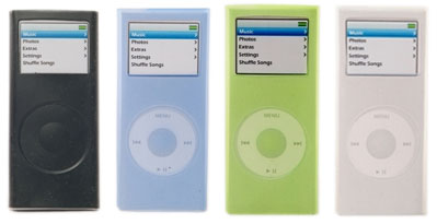 Jivo Silicone Case &amp; Armband for iPod nano 2nd Gen Colour GREEN