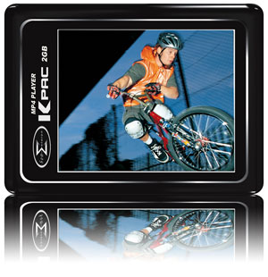 Sumvision K-Pac 4GB MP4 Player with Mini SD Slot