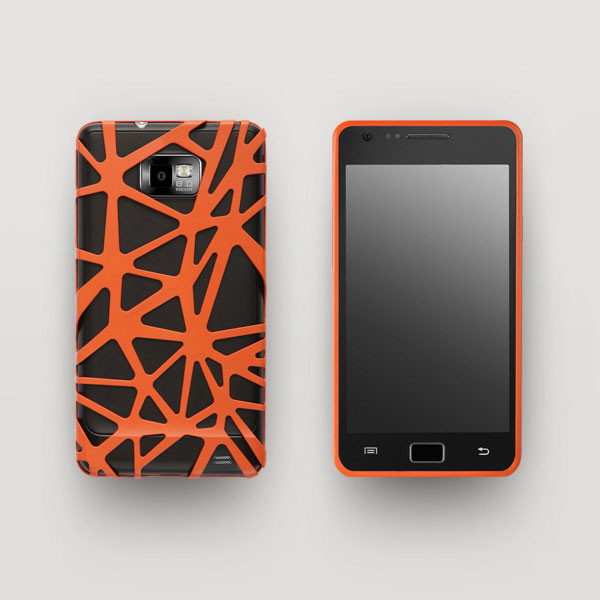 Liaail Tree Case for Samsung Galaxy S2 Colour ORANGE