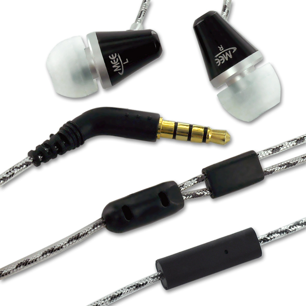MEElectronics M2P Sound-Isolating In-Ear Headphones with Microphone for iPhones and Recent Blackberry Models