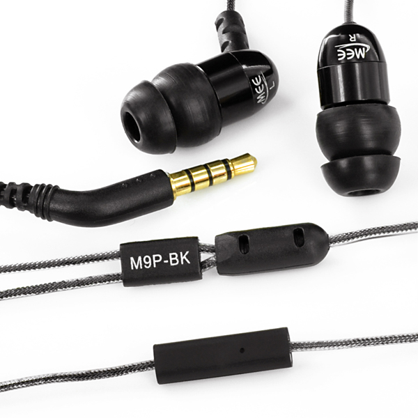 MEElectronics M9P Sound Isolating Earphones for iPhoneMobile Colour BLACK