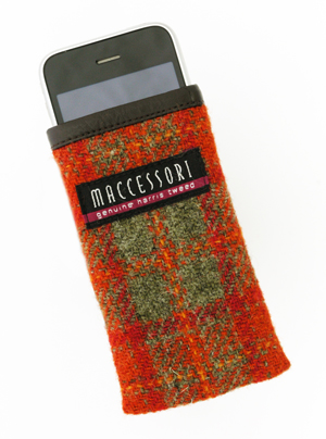 Maccessori Harris Tweed iPhone and MP3 Pouch