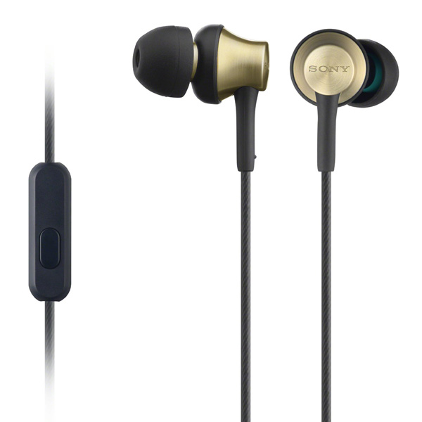  Sony
MDR-EX650AP Smartphone-Capable In-Ear Brass
Housing Earphones