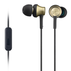 Sony MDR-EX650AP Smartphone-Capable In-Ear Brass Housing Earphones