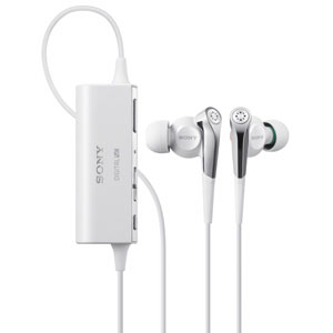 Sony MDR-NC100D In Ear Digital Noise Cancelling Earphones - White