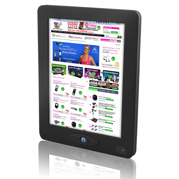MT Electronics 8 Android 2.2 Internet Tablet with HDMI output and Adobe Flash support